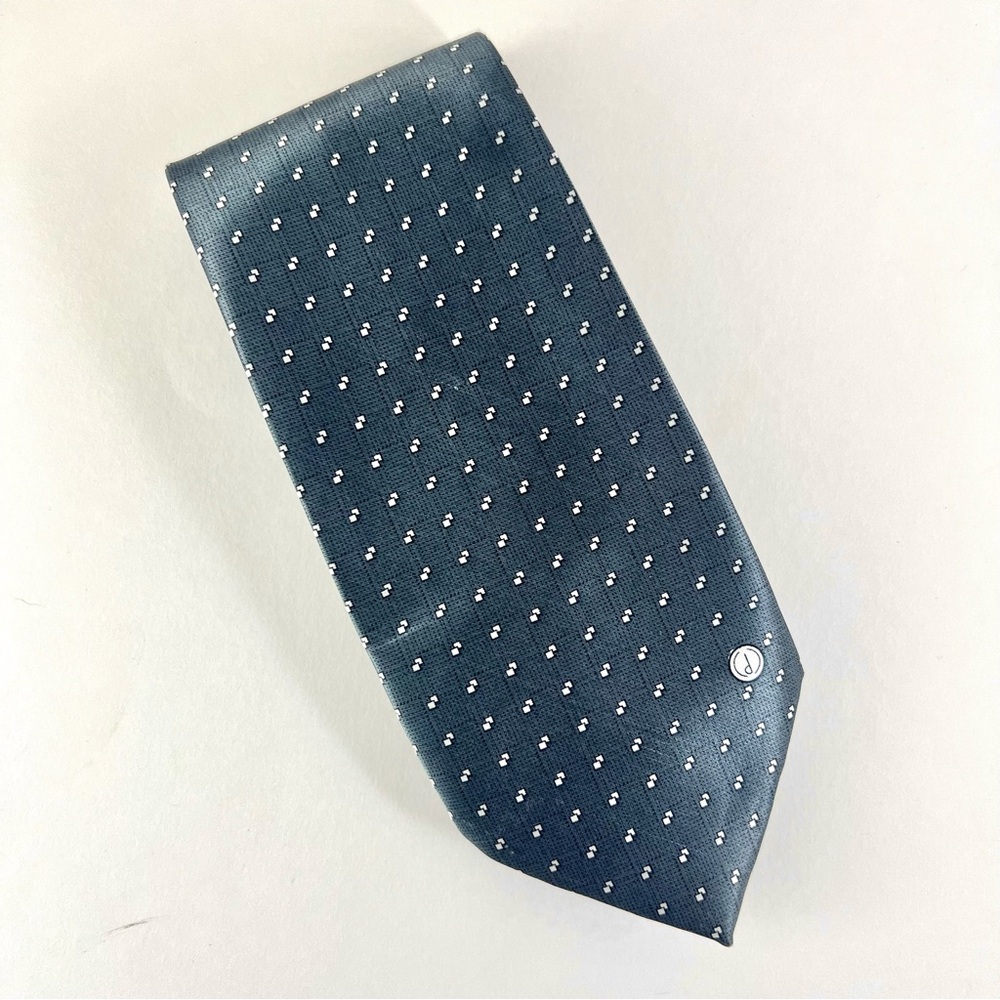 Vintage Alfred Dunhill Men's Neck Tie Steel Gray Silk